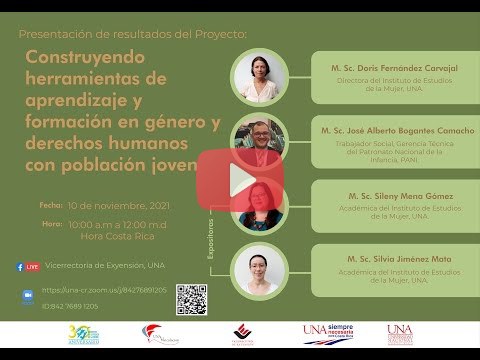 Construyendo herramientas de aprendizaje, formación en género y derechos humanos con población joven