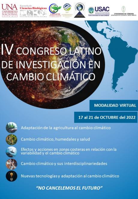 IV Congreso latino de investigación cambio climático