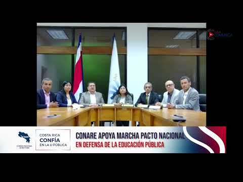 Conare recuerda razones del porqué la marcha por la educación #crconfíaenlaupública🇨🇷