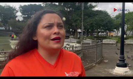 Heredia dijo: “No a la violencia contra la mujer”