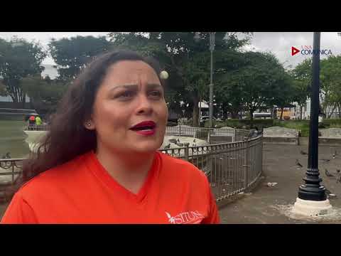 Heredia dijo: “No a la violencia contra la mujer”