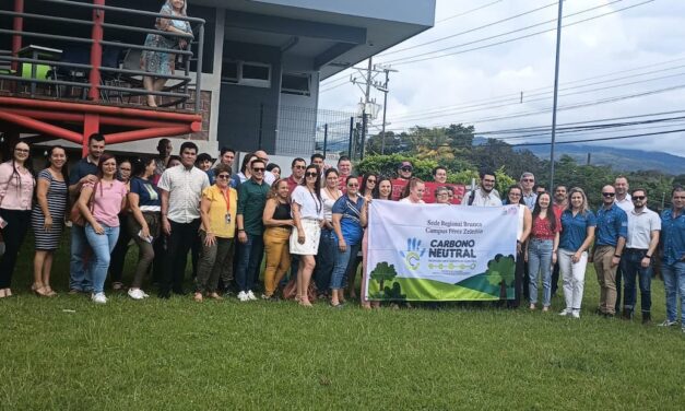 Bandera de carbono neutralidad ondea  en los campus de Pérez Zeledón y Coto