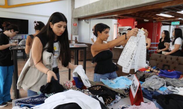 Estudiantes participaron en jornada de reutilización y donación de artículos