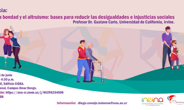 Conferencia: Fomentar la bondad y el altruismo: bases para reducir las desigualdades e injusticias sociales