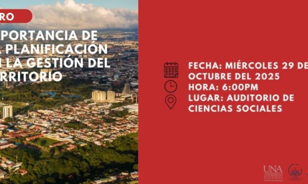 Foro:  importancia de la planificación en la gestión del territorio